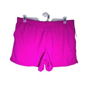 NWT Columbia Women’s Sandy River Pink Shorts Outdoor Reg Fit XL 5” Zip Pockets